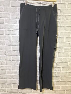Mobb mentality Gray Drawstring scrubs Cargo Jogger Pants, small